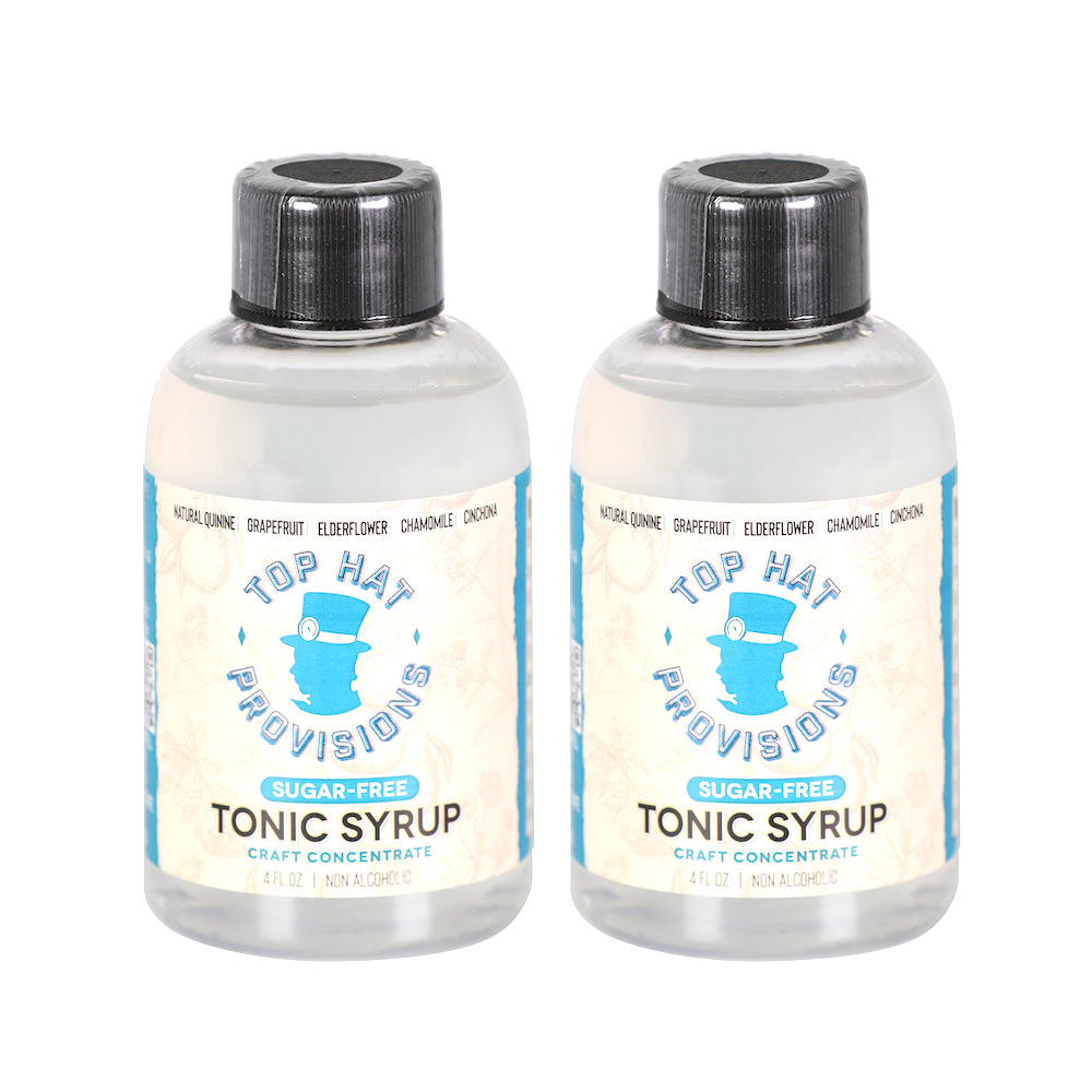 Top Hat Keto Diet Tonic Water Syrup & 5x Quinine Concentrate - 4oz Bottle