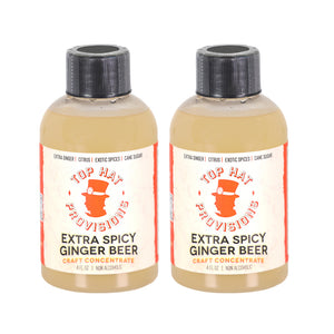 Top Hat Extra Spicy Ginger Beer Syrup & Moscow Mule Batching Mix - 4oz Bottle