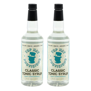 Top Hat Classic Tonic Syrup & 5x Premium Quinine Concentrate - 32oz Bottle