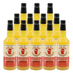 Top Hat Passion Fruit Margarita Mix (Made with real passion fruit & agave nectar) - 12x32oz case