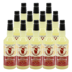 Top Hat Spicy Margarita Mix (made with agave nectar & organic lime juice) - 12x32oz case