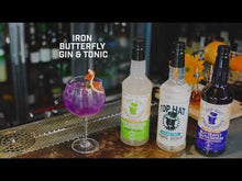 Load and play video in Gallery viewer, Top Hat Butterfly Truth Serum - Butterfly Pea Floral Extract - Blue Flower Tea Tincture - Alcohol Free Butterfly Pea Bitters - Unsweetened - Non-Alcoholic - Make Drinks Natural Blue and Indigo Purple - Single 32oz Bottle
